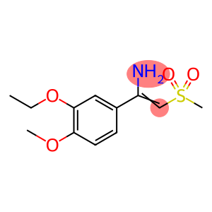 1-(3-ethoxy-4-methoxyphenyl)-2-(methylsulfonyl)ethenamine