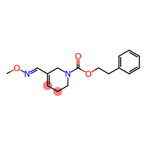 1(2H)-Pyridinecarboxylic acid, 3,6-dihydro-5-[(methoxyimino)methyl]-, 2-phenylethyl ester, (E)- (9CI)