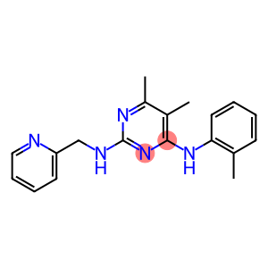 5,6-Dimethyl-N4-(2-methylphenyl)-N2-(pyridin-2-ylmethyl)pyrimidine-2,4-diamine