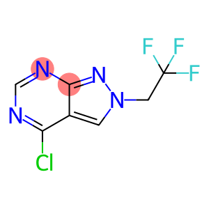 4-Chloro-2-(2,2,2-trifluoroethyl)-2H-pyrazolo[3,4-d]pyrimidine