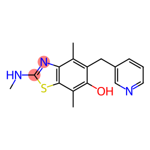 6-Benzothiazolol,  4,7-dimethyl-2-(methylamino)-5-(3-pyridinylmethyl)-