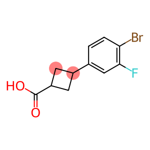 3-(4-BROMO-3-FLUOROPHENYL)CYCLOBUTANECARBOXYLIC ACID