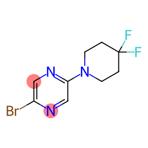 Pyrazine, 2-bromo-5-(4,4-difluoro-1-piperidinyl)-