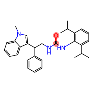 3-(2,6-dipropan-2-ylphenyl)-1-[2-(1-methylindol-3-yl)-2-phenyl-ethyl]u rea