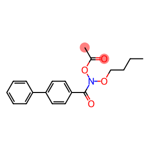 N-(Acetyloxy)-N-butoxy-(1,1'-biphenyl)-4-carboxamide