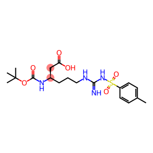 Hexanoic acid, 3-[[(1,1-dimethylethoxy)carbonyl]amino]-6-[[imino[[(4-methylphenyl)sulfonyl]amino]methyl]amino]-, (R)- (9CI)