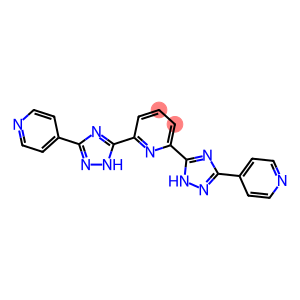 2,6-bis(3-(pyrid-4-yl)-1,2,4-triazolyl)pyridine