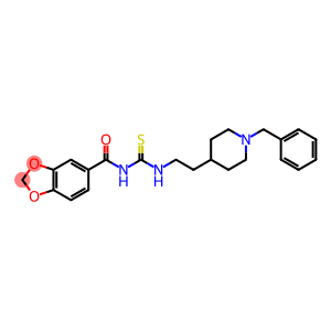 1-(benzo[d][1,3]dioxole-5-carbonyl)-3-(2-(1-benzylpiperidin-4-yl)ethyl)thiourea