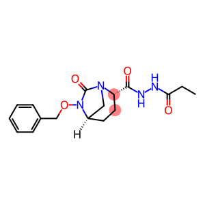 (1R,2S,5R)-7-Oxo-6-(phenylmethoxy)-1,6-diazabicyclo[3.2.1]octane-2-carboxylic acid 2-(1-oxopropyl)hydrazide