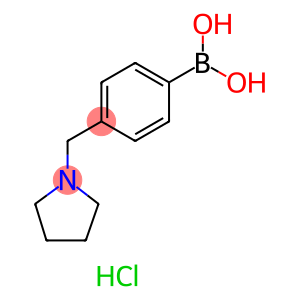 [4-(Pyrrolidin-1-ylmethyl)phenyl]boronic acid hydrochloride