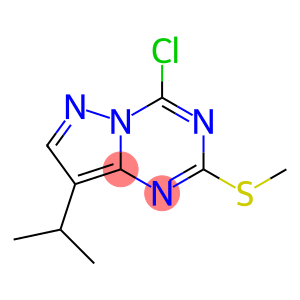 4-氯-8-(1-甲基乙基)-2-(甲硫基)吡唑并[1,5-A]-1,3,5-三嗪