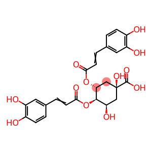 (1S,3R,4R,5R)-3,4-Bis[[(E)-3-(3,4-dihydroxyphenyl)prop-2-enoyl]oxy]-1,5-dihydroxycyclohexane-1-carboxylic acid