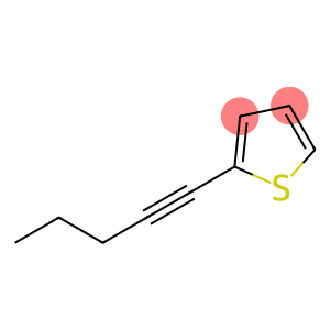 Thiophene, 2-(1-pentynyl)- (9CI)