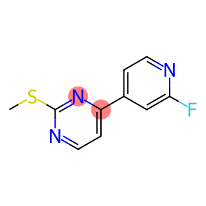 4-(2-Fluoro-4-pyridinyl)-2-(methylthio)-pyrimidine