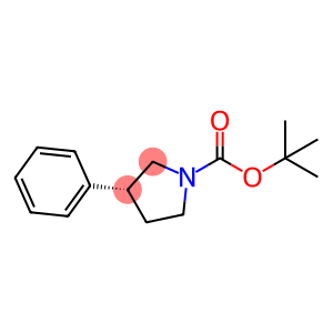 1-Pyrrolidinecarboxylic acid, 3-phenyl-, 1,1-dimethylethyl ester, (3R)-