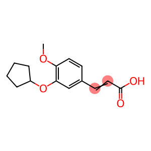 3-[3-(CYCLOPENTYLOXY)-4-METHOXYPHENYL]ACRYLIC ACID