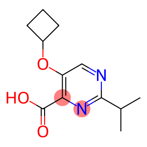 5-cyclobutoxy-2-(propan-2-yl)pyrimidine-4-carboxylic acid