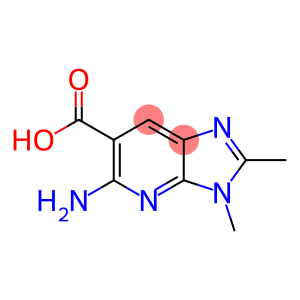 3H-Imidazo[4,5-b]pyridine-6-carboxylic acid, 5-amino-2,3-dimethyl-