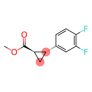 Cyclopropanecarboxylic acid, 2-(3,4-difluorophenyl)-, methyl ester, (1R,2R)-