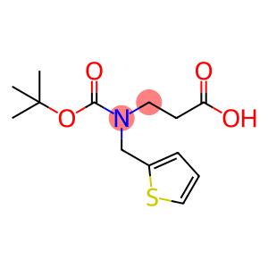 3-{[(t-Butoxy)carbonyl][(thiophen-2-yl)methyl]amino}propanoic acid