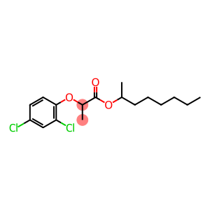 Propanoic acid, 2-(2,4-dichlorophenoxy)-, 1-methylheptyl ester