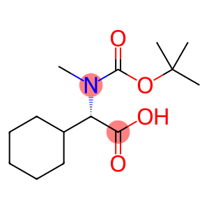 Cyclohexaneacetic acid, α-[[(1,1-dimethylethoxy)carbonyl]methylamino]-, (αS)-