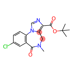 4H-Imidazo[1,5-a][1,4]benzodiazepine-3-carboxylic acid, 8-chloro-5,6-dihydro-5-methyl-6-oxo-, 1,1-dimethylethyl ester