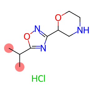 2-[5-(propan-2-yl)-1,2,4-oxadiazol-3-yl]morpholine hydrochloride