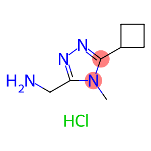 (5-cyclobutyl-4-methyl-4H-1,2,4-triazol-3-yl)methanamine dihydrochloride