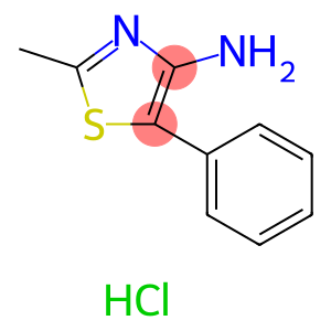 4-Thiazolamine, 2-methyl-5-phenyl-, hydrochloride (1:1)