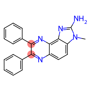 3H-Imidazo[4,5-f]quinoxalin-2-amine, 3-methyl-7,8-diphenyl-