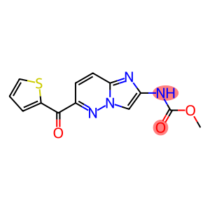 Carbamic acid, [6-(2-thienylcarbonyl)imidazo[1,2-b]pyridazin-2-yl]-, methyl ester (9CI)