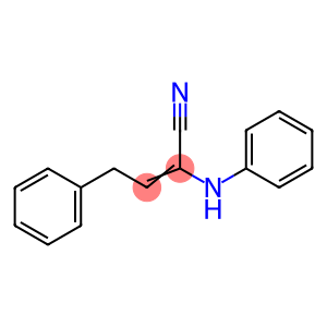 2-Butenenitrile, 4-phenyl-2-(phenylamino)-