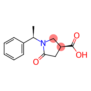 3-Pyrrolidinecarboxylic acid, 5-oxo-1-(1-phenylethyl)-, [S-(R*,S*)]- (9CI)