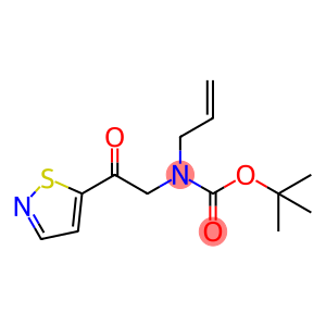 tert-butylallyl(2-(isothiazol-5-yl)-2-oxoethyl)carbamate