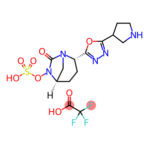 SULFURIC ACID, MONO[(1R,2S,5R)-7-OXO-2-[5-(3- PYRROLIDINYL)-1,3,4-OXADIAZOL-2-YL]-1,6-DIAZAB ICYCLO[