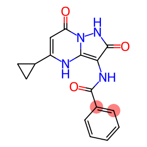 N-(5-Cyclopropyl-2,7-dioxo-1,2,4,7-tetrahydropyrazolo[1,5-a]pyrimidin-3-yl)benzamide