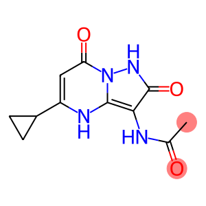 N-(5-Cyclopropyl-2,7-dioxo-1,2,4,7-tetrahydropyrazolo[1,5-a]pyrimidin-3-yl)acetamide