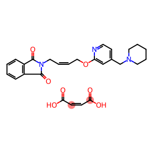 N-[顺-4-[4-(N-哌啶甲基)吡啶-2-氧]-2-丁烯-1-基]邻苯二甲酰亚胺 顺丁烯二酸盐