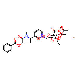 反式-3'-苯甲酰氧基可替宁2,3,4-三-O-乙酰基-N-Β-D-葡糖苷酸甲酯溴化物