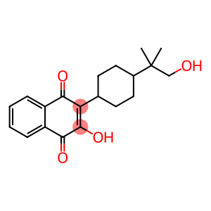 1,4-Naphthalenedione, 2-hydroxy-3-[4-(2-hydroxy-1,1-dimethylethyl)cyclohexyl]-