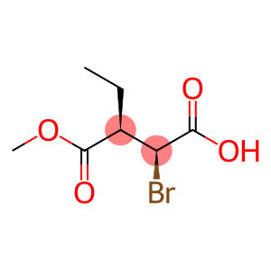 Butanedioic acid, 2-bromo-3-ethyl-, 4-methyl ester, [S-(R*,S*)]- (9CI)