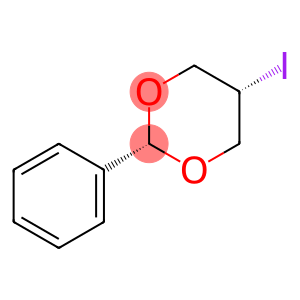 1,3-Dioxane, 5-iodo-2-phenyl-, cis-