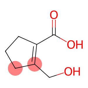 1-Cyclopentene-1-carboxylic acid, 2-(hydroxymethyl)- (8CI,9CI)