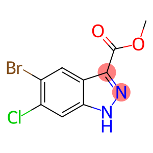 methyl 5-bromo-6-chloro-1H-indazole-3-carboxylate