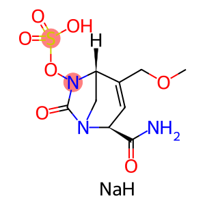 SULFURIC ACID, MONO[(1R,2S,5R)-2-(AMINOCA RBONYL)-4-(METHOXYMETHYL)-7-OXO-1,6-DIAZAB ICYCLO[3.2.1]OC