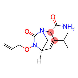 1,6-DIAZABICYCLO[3.2.1]OCT-3-ENE-2-CARBOXAMIDE, 3-(1-METHYLETHYL)-7-OXO-6-(2-PROPEN-1-YLOXY)-, (2S,