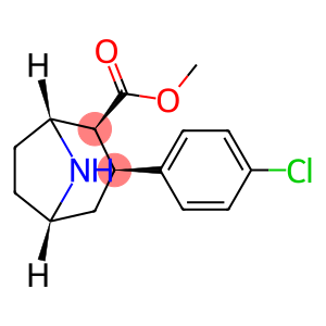 3-beta-(4-chlorophenyl)nortropane-2-beta-carboxylic acid methyl ester