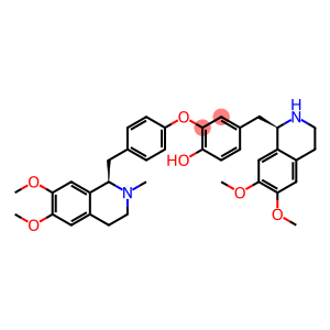 Phenol, 4-[[(1R)-1,2,3,4-tetrahydro-6,7-dimethoxy-1-isoquinolinyl]methyl]-2-[4-[[(1R)-1,2,3,4-tetrahydro-6,7-dimethoxy-2-methyl-1-isoquinolinyl]methyl]phenoxy]-