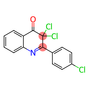 4(3H)-Quinolinone,  3,3-dichloro-2-(4-chlorophenyl)-